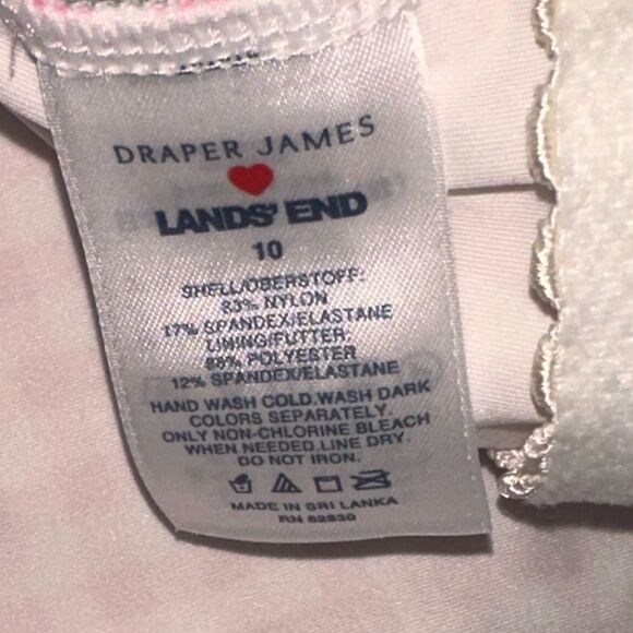 Lands end /Draper James Bandeau One Piece Swimsuit - Picture 9 of 9